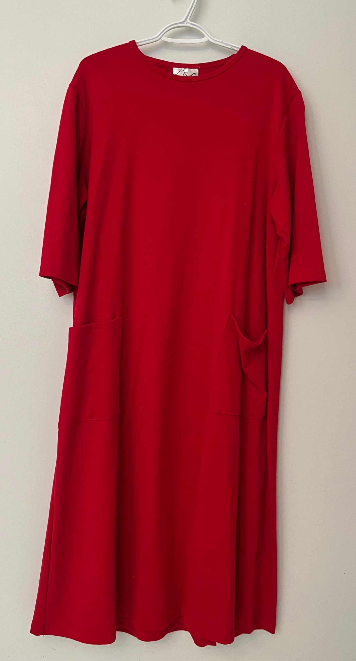 Adaptive Open Back Cotton Dress