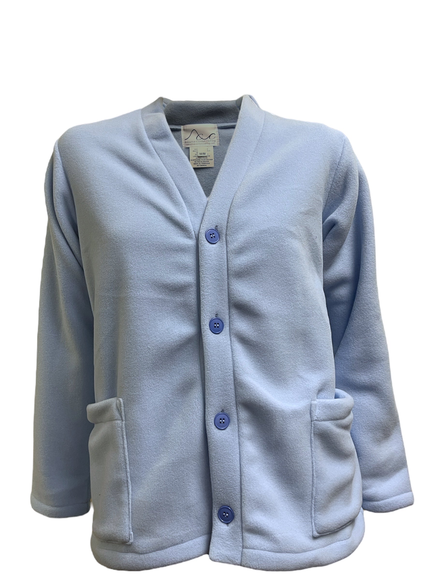 Fleece open cardigan best sale